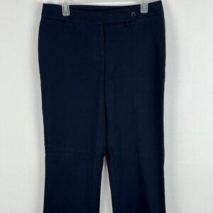 Coupe Collection Chino Pants Size 8 Blue Wide Leg Waist 32in Inseam 32in Rise 9i